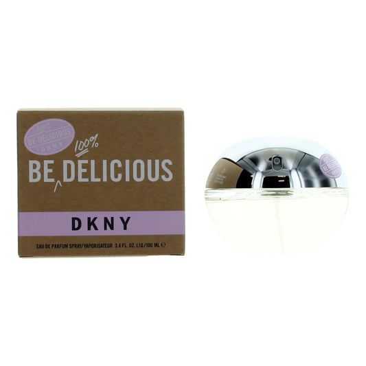 DKNY Be 100% Delicious Eau De Parfum Spray for Women 3.4 Oz