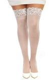 Dreamgirl Lace Trimmed Thigh Highs