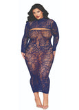 Dreamgirl Lace Shrug And Strapless Maxi Dress