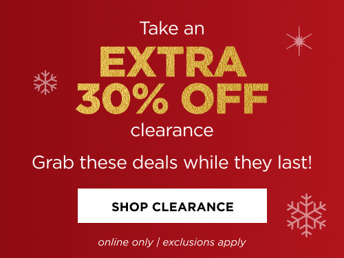 Extra 30% off Clearance