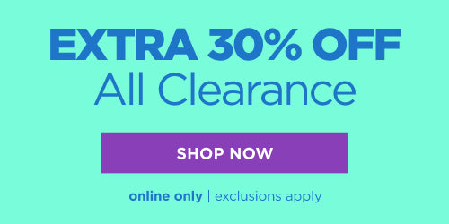 Extra 30% off Clearance