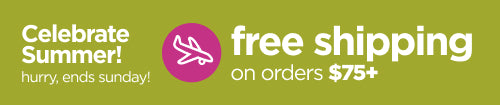 Online only. Free shipping on orders $75+ Ends July 5th