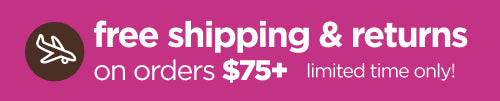 Free Shipping & Returns on orders $75+
