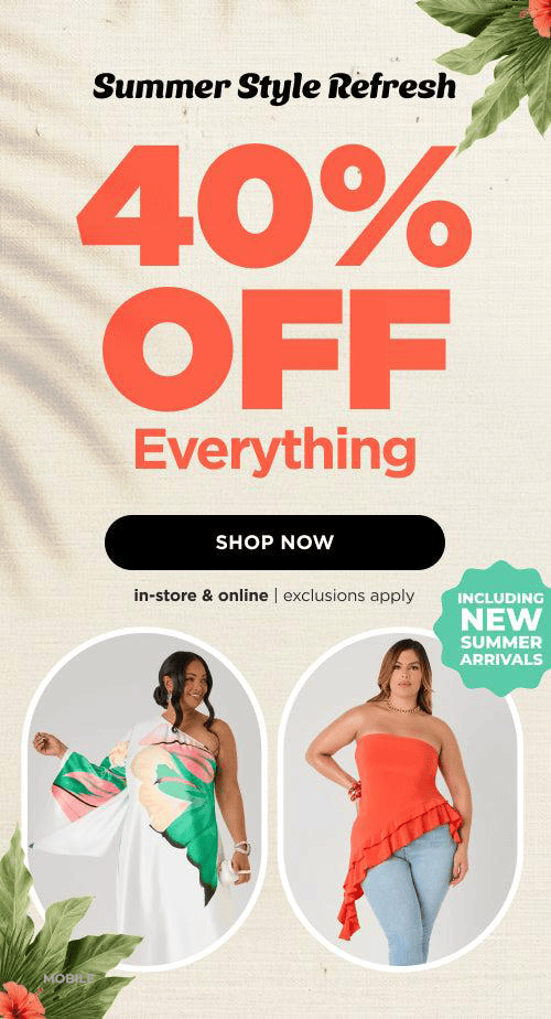 Ashley Stewart app exclusive