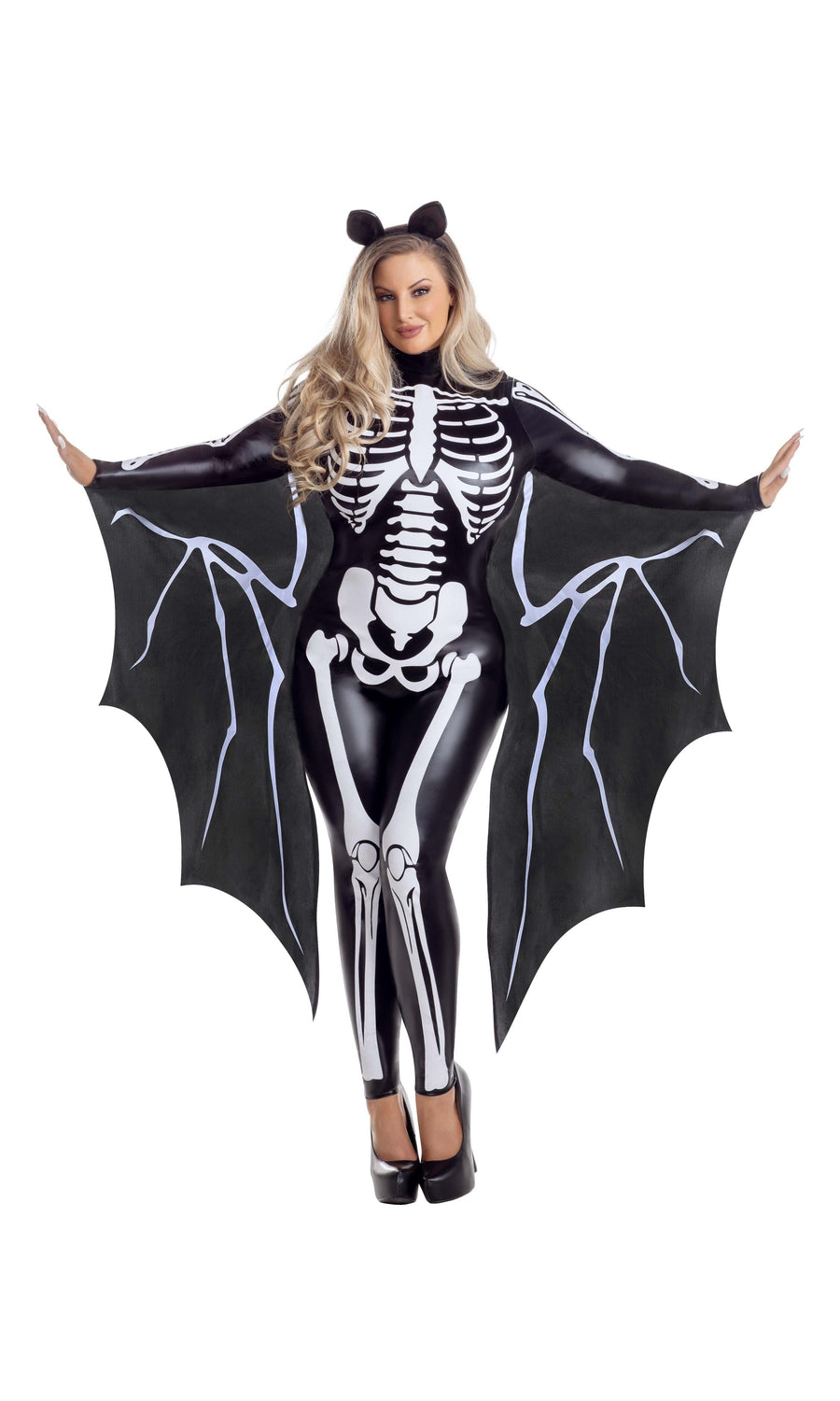 Plus Size Battie Skeleton Halloween Costume