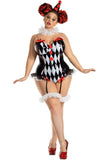 Dark Harlequin Halloween Costume
