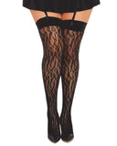 Dreamgirl Leopard Fishnet Thigh Highs