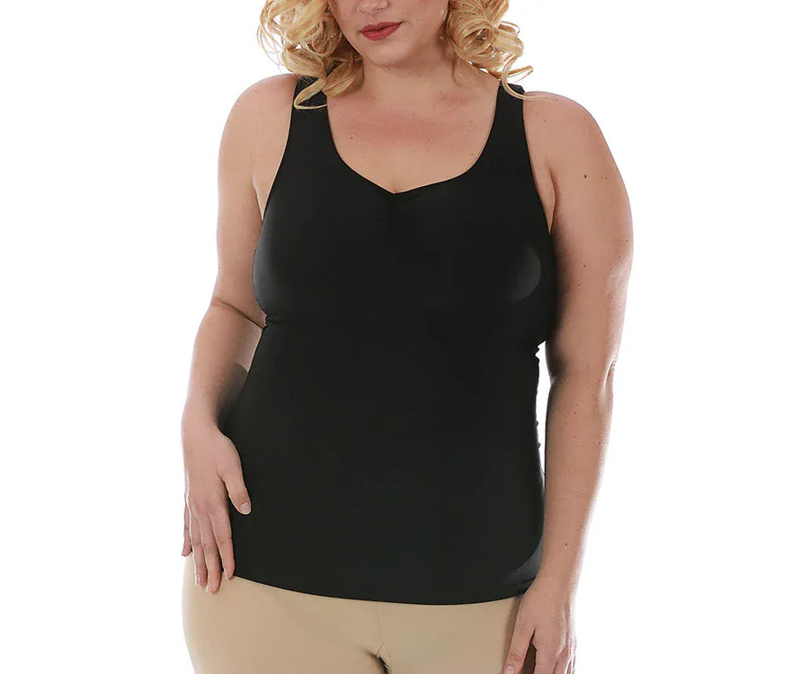 InstantFigure Shirred Shapewear Tank