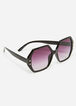 Studded Tinted Oversize Sunglasses, Black image number 0