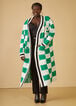 Checked Intarsia Duster, Green image number 3