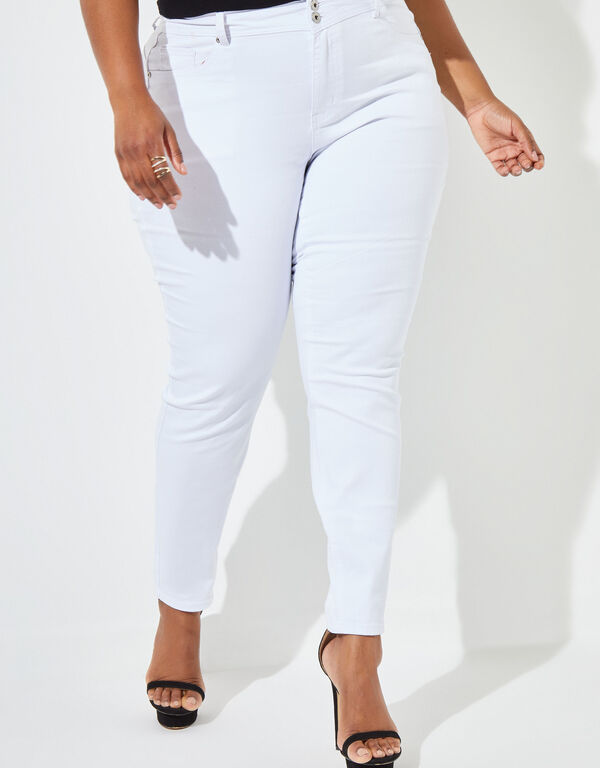 Fearless Skinny Jeans, White image number 0