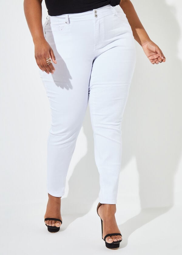 Fearless Skinny Jeans, White image number 0
