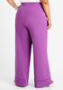 Cuffed High Waist Wide Leg Pant, Purple Magic image number 1