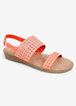 Sole Lift Jewel Wide Width Sandals, Coral image number 0
