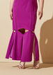 Crepe Cutout Maxi Dress, Purple Magic image number 2