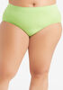 Leopard Jacquard Seamless Briefs, Parrot Green image number 0