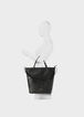 London Fog Laura Faux Leather Tote, Black image number 3