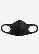 Solid Black Fashion Mask Set, Black image number 2