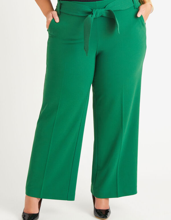 Belted Wide Leg Trousers, EDEN image number 0