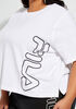 FILA Brunch Cropped Tee, White image number 2