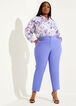 Mid Rise Stretch Power Twill Pants, Very Peri image number 2