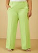 Crepe Wide Leg Trousers, Jade Lime image number 2