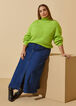 Textured Turtleneck Sweater, Lime Green image number 0