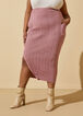Cable Knit Midaxi Sweater Skirt, Foxglove image number 4