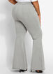 Pull On High Waist Flare Jean, Grey image number 1