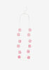 Pink Disc 2 Row Illusion Necklace, Foxglove image number 1