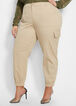 Plus Size Cargo High-Waist Jogger image number 0
