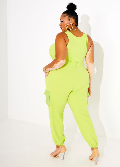 The Shari Jogger, Bright Chartreuse image number 1