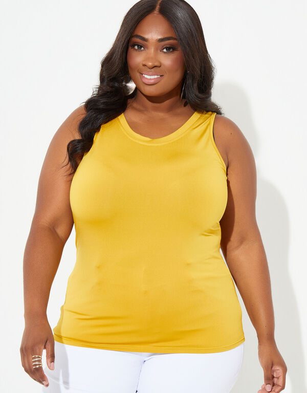 The Easy Basic Stretch Tank, Nugget Gold image number 0