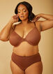 Front Close Smoothing Posture Bra, Chocolate Brown image number 3