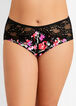 Microfiber & Lace Hipster Panty, Multi image number 0