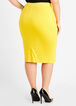 Signature High Waist Pencil Skirt, Lemon image number 1