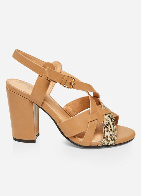 Sole Lift Strappy Wide Width Sandal, Tan image number 2