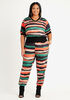 Striped French Terrry Joggers, Multi image number 2