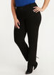 Ponte 2 Button Straight Pant, Black image number 0