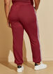 Faith Striped Joggers, Burgundy image number 1