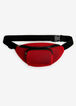 Mesh Colorblock Fanny Pack, Tango Red image number 0