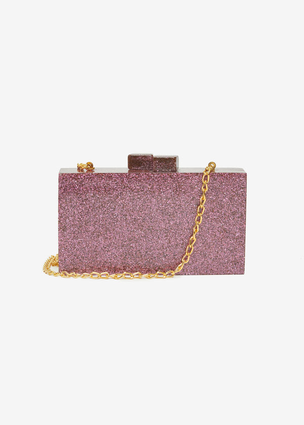 Lulu Party Box Clutch, Purple image number 1