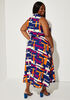 Printed Crepe Maxi Dress, Multi image number 1