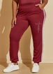 Faith Striped Joggers, Burgundy image number 2