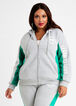 Learn To Love Colorblock Hoodie, Heather Grey image number 0