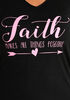 YMI Faith Pajama Set, Black image number 1