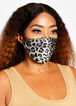 Mix Print Fashion Mask 3PC Set, Black image number 0