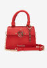 Trendy Designer Bebe Kira Chic Faux Leather Logo Satchel Bag image number 0