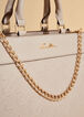 Anne Klein Houndstooth Tote, Ivory image number 2