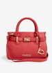 Trendy Designer Handbags Bebe Evie Small Satchel Chic Faux Leather Bag image number 0